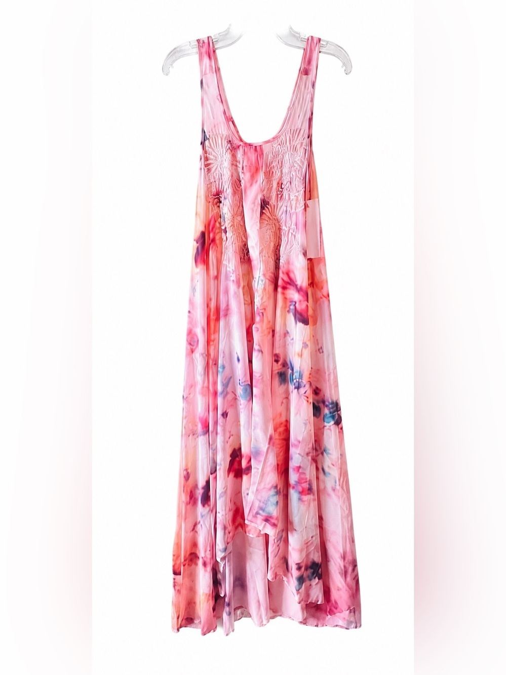 Karyn Seo handmade embroidered Floral Sleeveless Maxi Dress